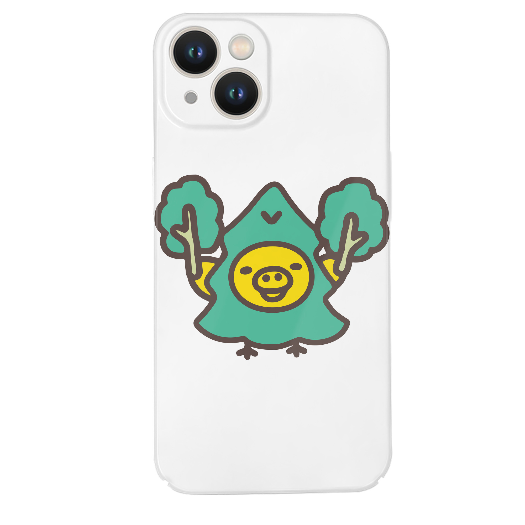 （画像用） リラックマ リラックマ キイロイトリ Rilakkuma Korilakkuma Kiiroitori 【iPhone 14シリーズ対応】ハードケース
